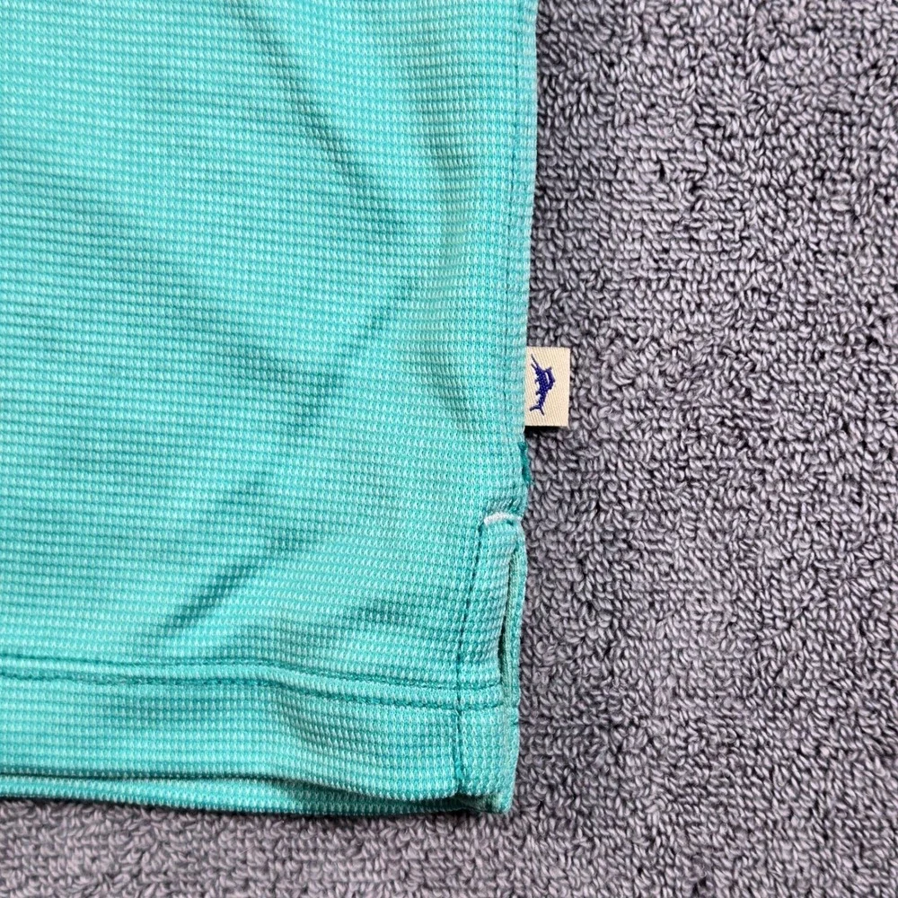 Tommy Bahama Polo Shirt Mens S Green Excellent Modal Blend Short Sleeve ST226187